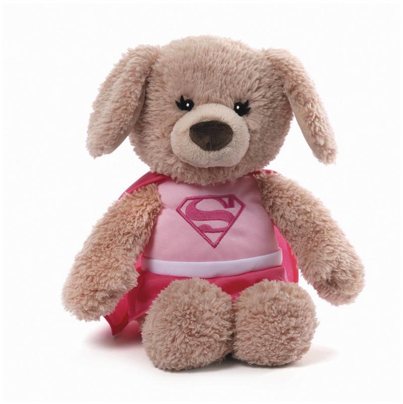 GUND DC SUPERGIRL YVETTE PUPPY DOG 12IN PLUSH