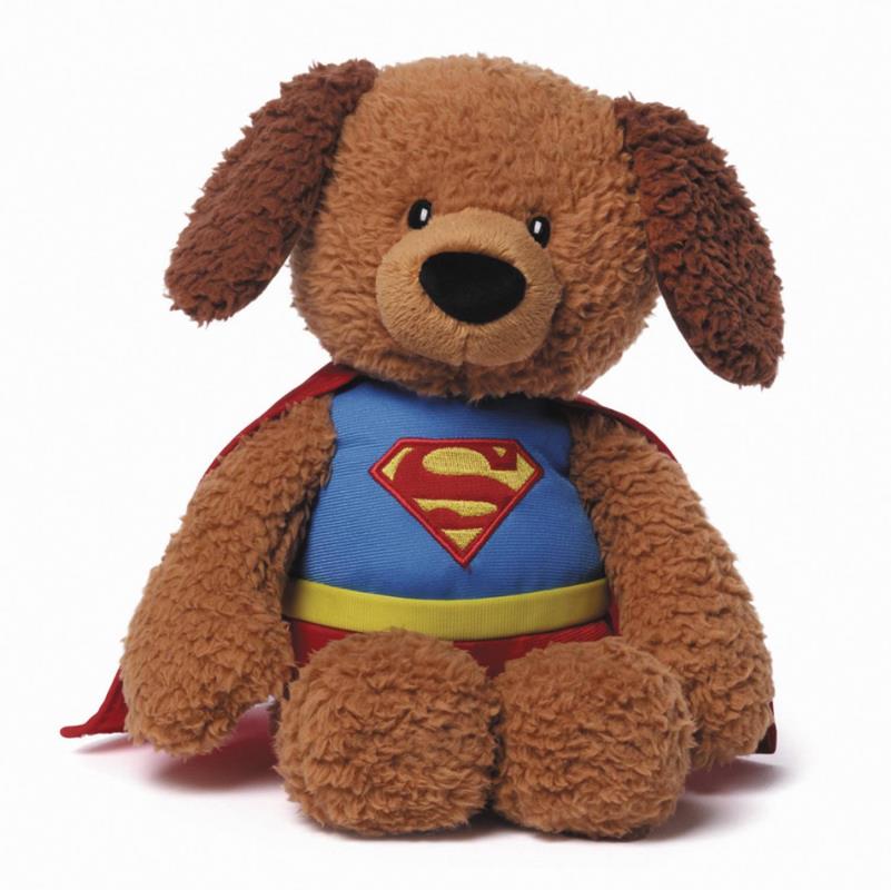 GUND DC SUPERMAN PUPPY DOG 12IN PLUSH