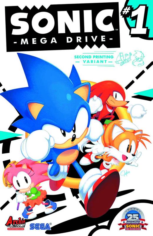 SONIC MEGA DRIVE ONE SHOT 2ND PTG