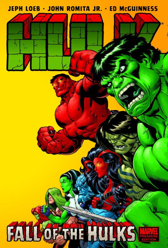 HULK FALL OF HULKS PREMIUM HARDCOVER