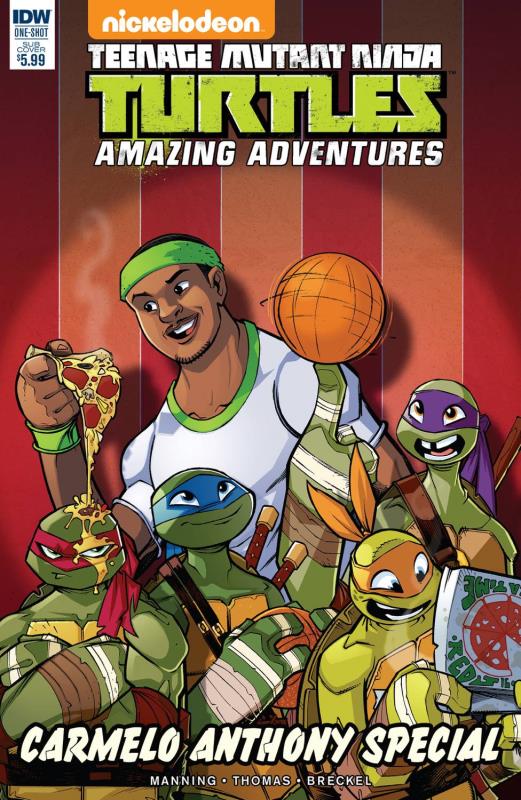 TMNT AMAZING ADVENTURES CARMELO ANTHONY SPEC SUB VARIANT