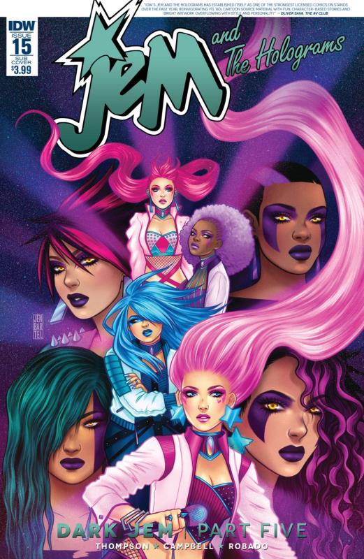 JEM & THE HOLOGRAMS #15 SUBSCRIPTION VARIANT