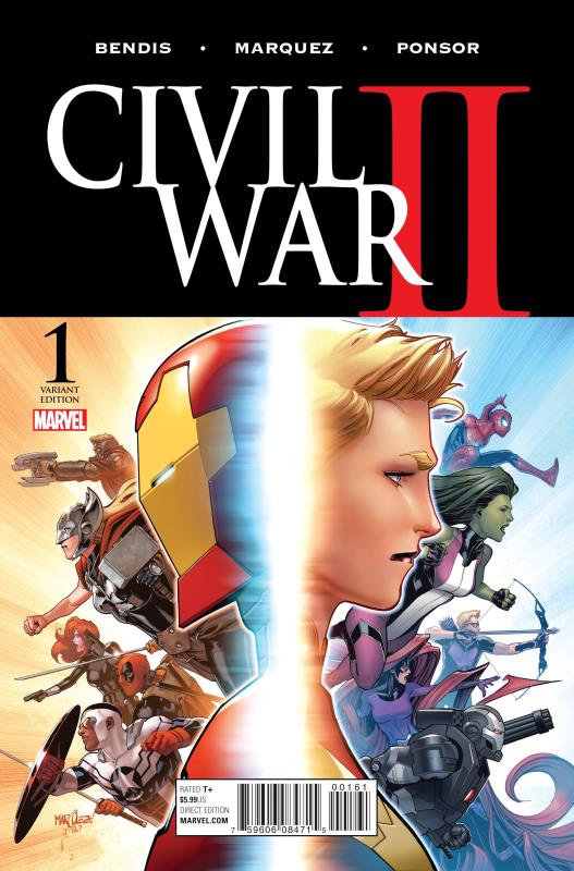 CIVIL WAR II #1 (OF 6) 1:25 MARQUEZ VARIANT