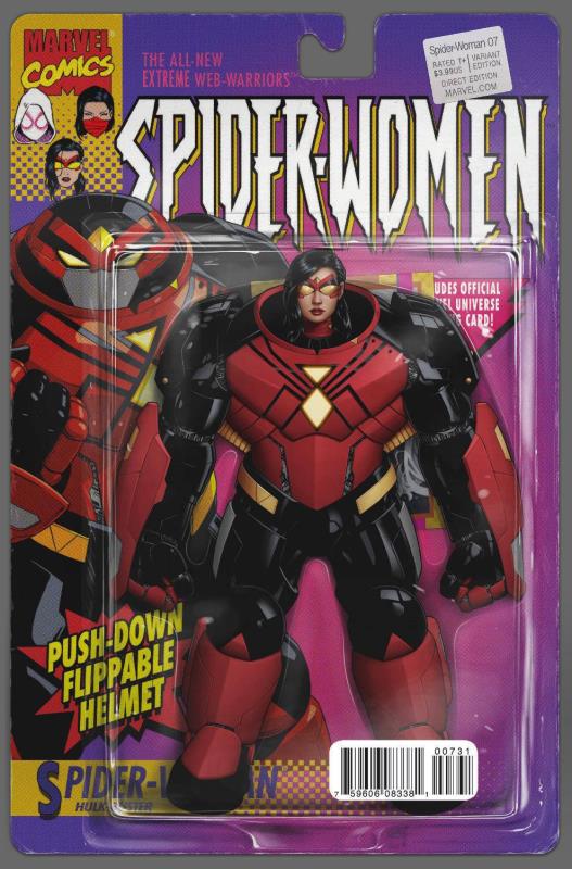 SPIDER-WOMAN #7 CHRISTOPHEIR ACTION FIGURE VARIANT