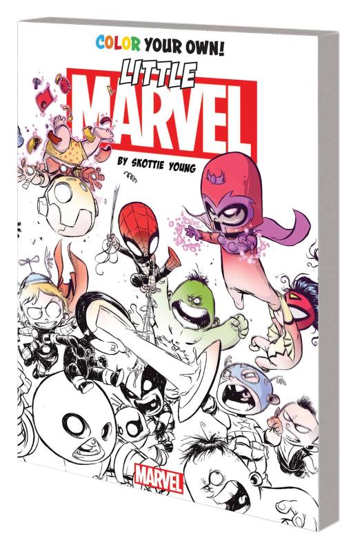 COLOR YOUR OWN LITTLE MARVEL BY SKOTTIE YOUNG TP