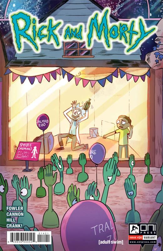 RICK & MORTY #14 INCV VARIANT GANUCHEAU