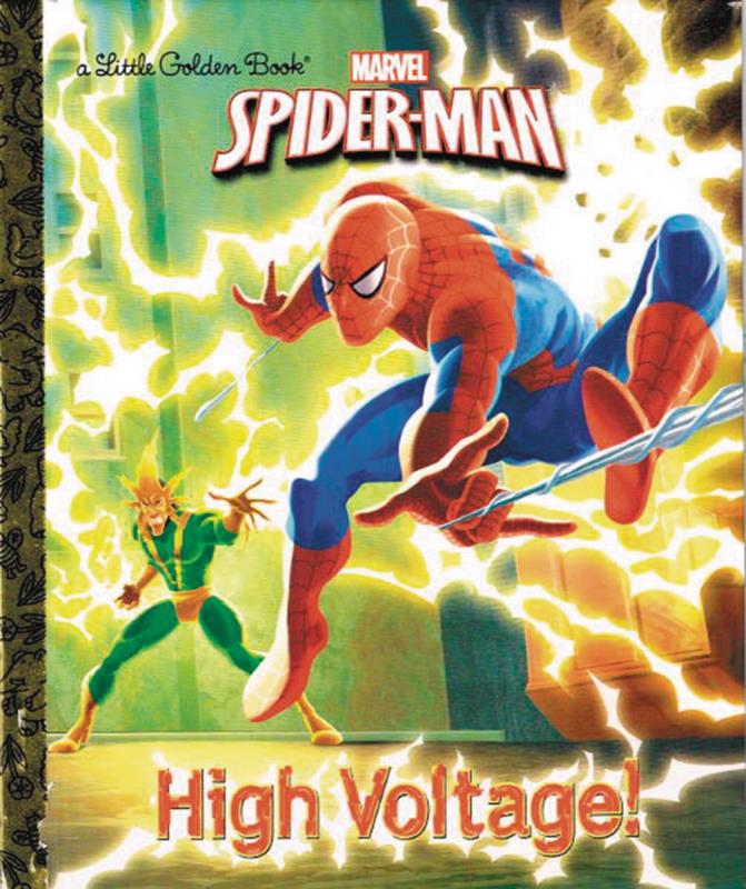 SPIDER MAN HIGH VOLTAGE LITTLE GOLDEN BOOK REISSUE