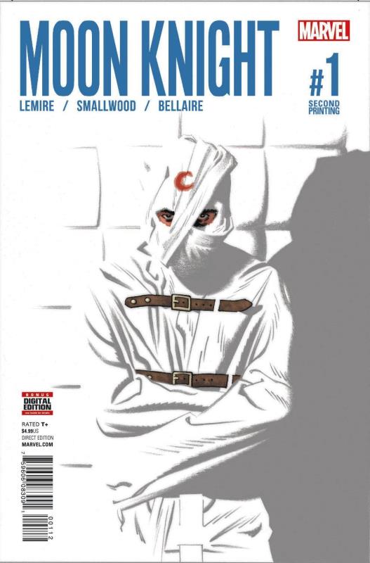 MOON KNIGHT #1 SMALLWOOD 2ND PTG VARIANT