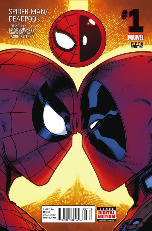 SPIDER-MAN DEADPOOL #1 MCGUINNESS 5TH PTG VARIANT