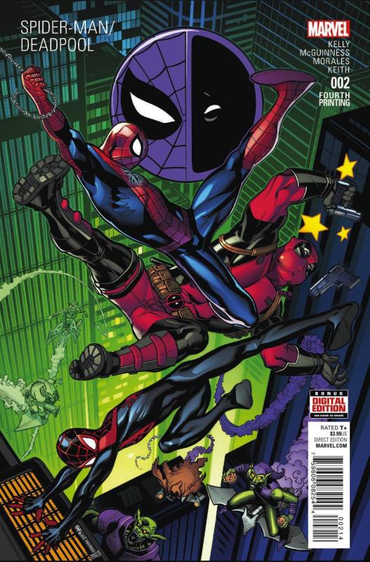 SPIDER-MAN DEADPOOL #2 MCGUINNESS 4TH PTG VARIANT