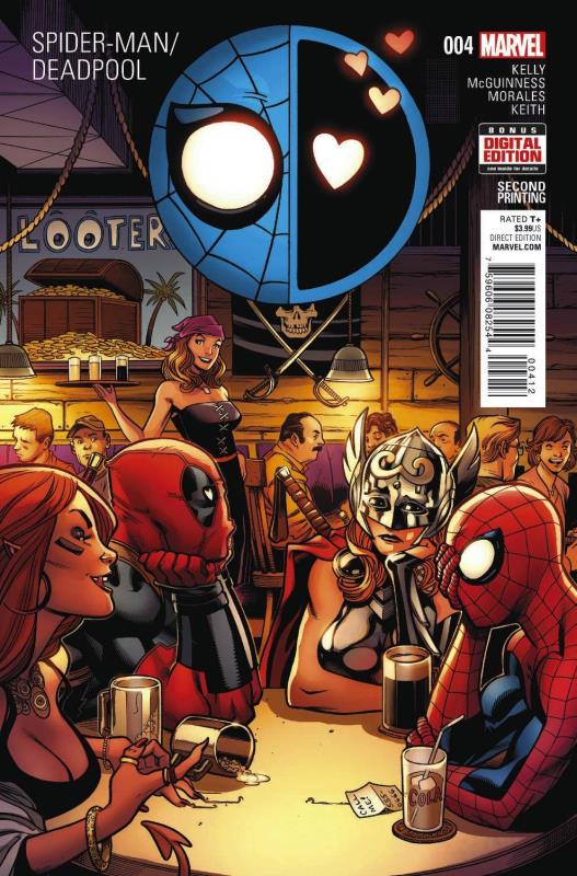 SPIDER-MAN DEADPOOL #4 MCGUINNESS 2ND PTG VARIANT