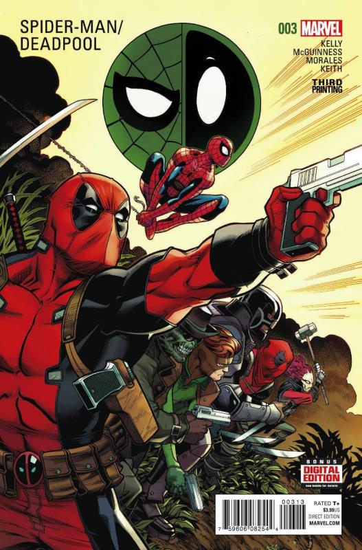 SPIDER-MAN DEADPOOL #3 MCGUINNESS 3RD PTG VARIANT