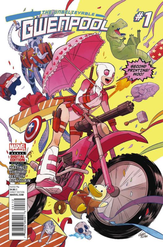 GWENPOOL #1 GURIHIRU 2ND PTG VARIANT