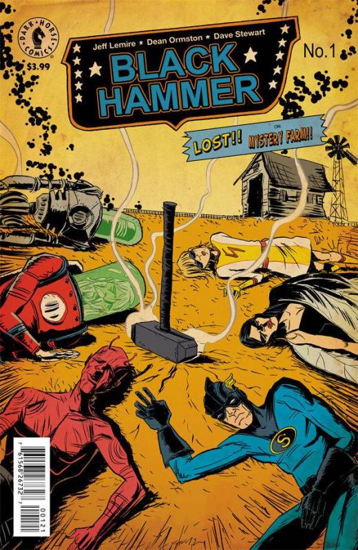 BLACK HAMMER #1 LEMIRE VARIANT COVER 1st Print