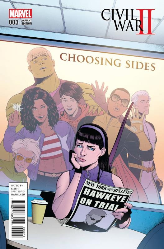 CIVIL WAR II CHOOSING SIDES #3 (OF 6) MCKELVIE VARIANT