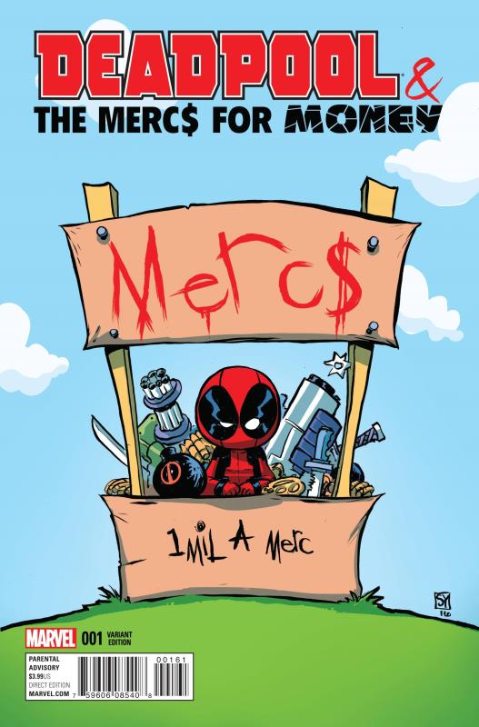 DEADPOOL AND MERCS FOR MONEY #1 YOUNG VARIANT