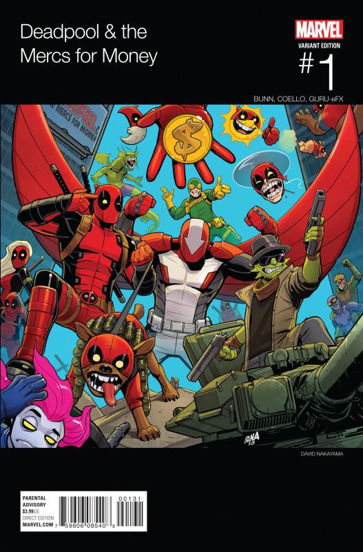 DEADPOOL AND MERCS FOR MONEY #1 HIP HOP VARIANT