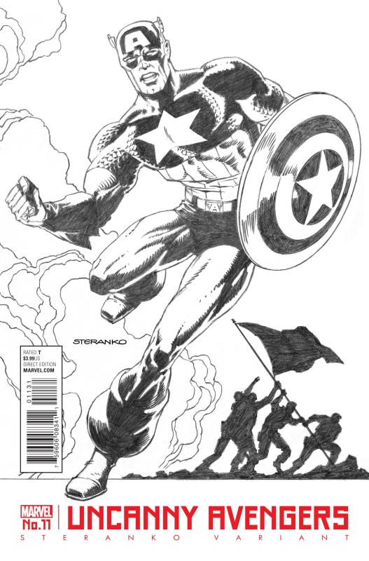 UNCANNY AVENGERS #11 STERNAKO CAPTAIN AMERICA VARIANT