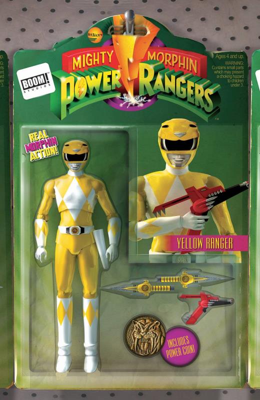 MIGHTY MORPHIN POWER RANGERS #5 UNLOCK ACTION FIGURE VARIANT