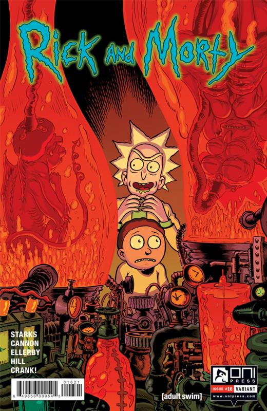 RICK & MORTY #16 INCV VARIANT NIXEY