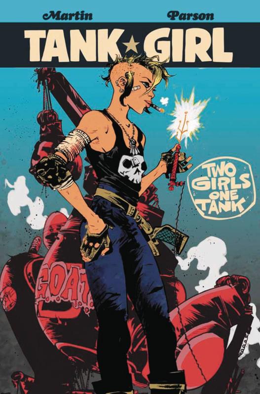 TANK GIRL 2 GIRLS 1 TANK #3 (OF 4) CVR A POPE (MR)