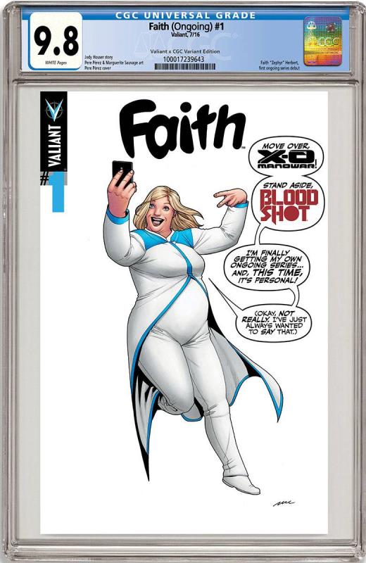 FAITH (ONGOING) #1 CVR E CGC REPLICA PEREZ