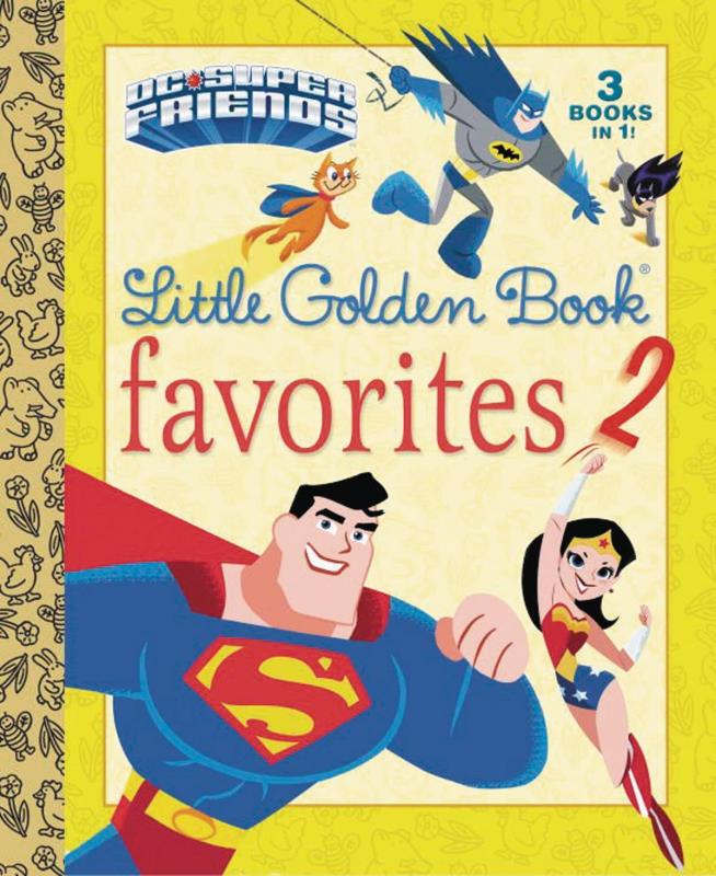 DC SUPER FRIENDS LITTLE GOLDEN BOOK FAVORITES #2