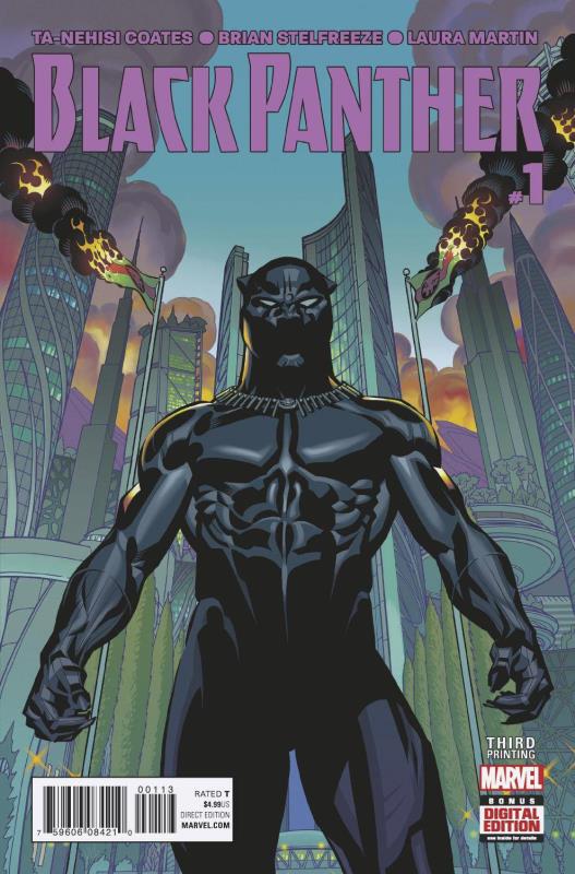 BLACK PANTHER #1 STELFREEZE 3RD PTG VARIANT