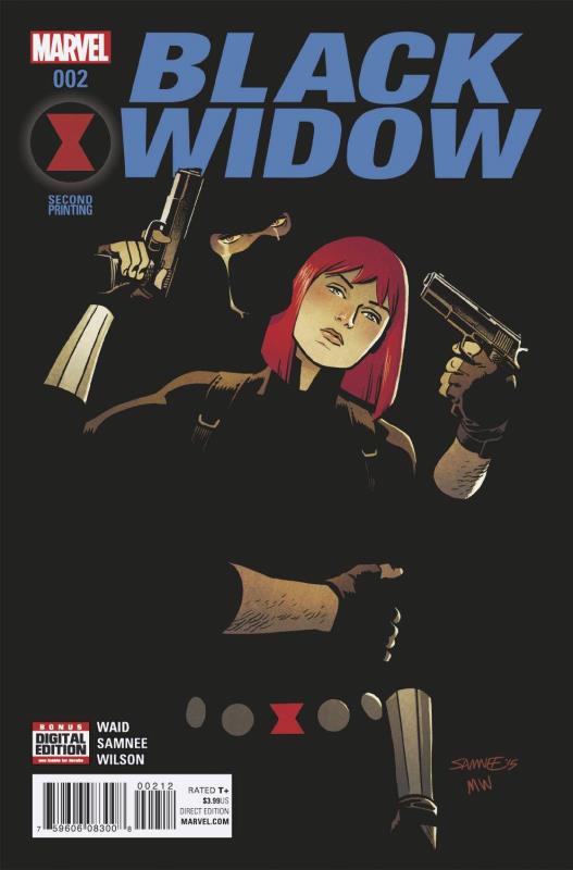 BLACK WIDOW #2 SAMNEE 2ND PTG VARIANT