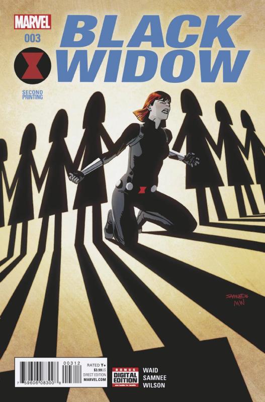 BLACK WIDOW #3 SAMNEE 2ND PTG VARIANT