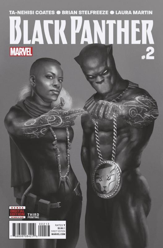 BLACK PANTHER #2 RAHZZAH RUN JEWELS 3RD PTG VARIANT