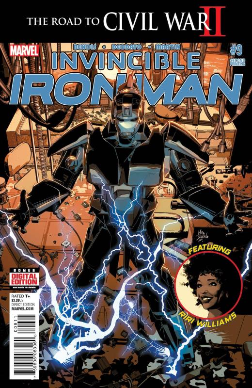 INVINCIBLE IRON MAN #9 DEODATO 2ND PTG VARIANT