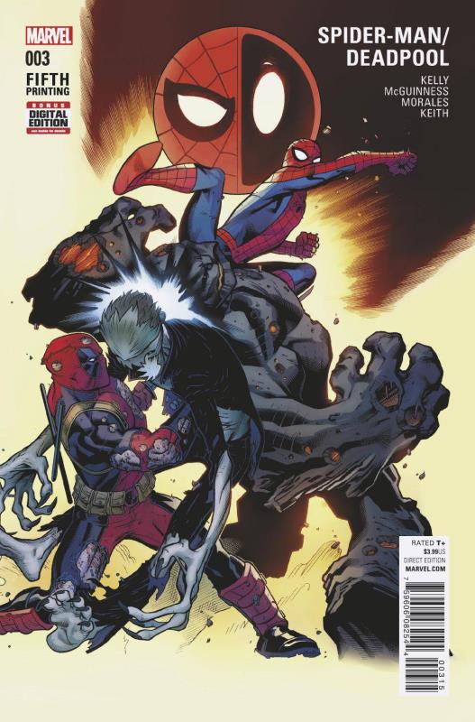 SPIDER-MAN DEADPOOL #3 MCGUINNESS 5TH PTG VARIANT