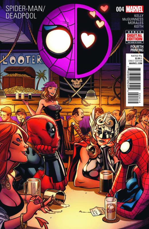 SPIDER-MAN DEADPOOL #4 MCGUINNESS 4TH PTG VARIANT