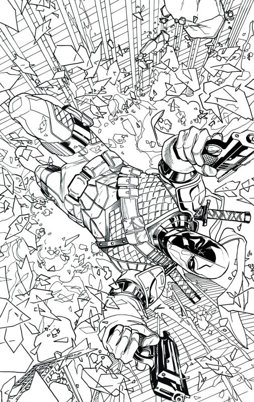 DEATHSTROKE #14 ADULT COLORING BOOK VARIANT ED