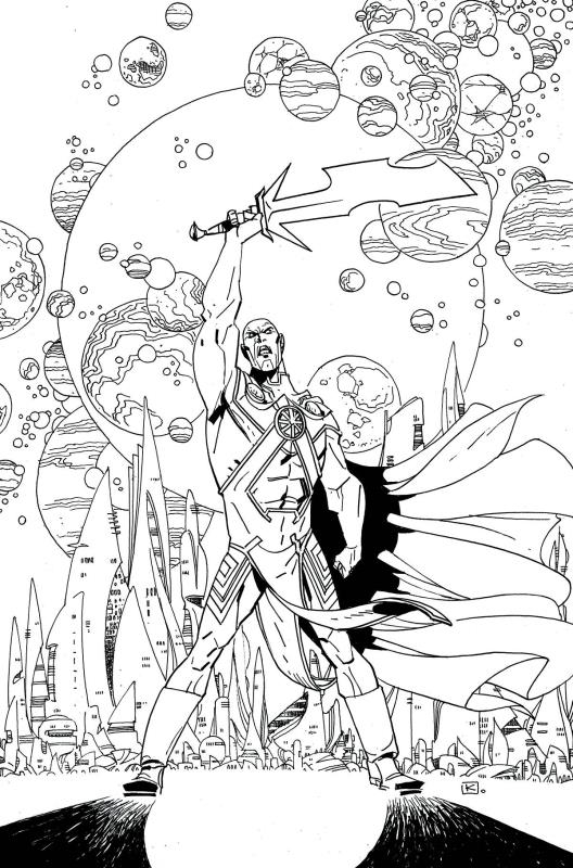 MARTIAN MANHUNTER #8 ADULT COLORING BOOK VARIANT ED