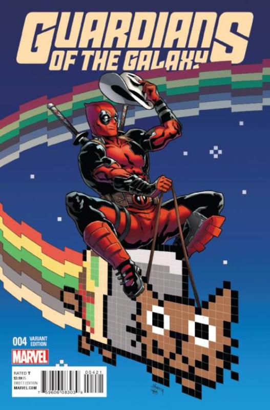 GUARDIANS OF GALAXY #4 1:10 DEADPOOL VARIANT