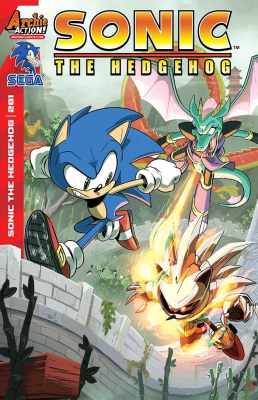 SONIC THE HEDGEHOG #281 REG CVR A HESSE