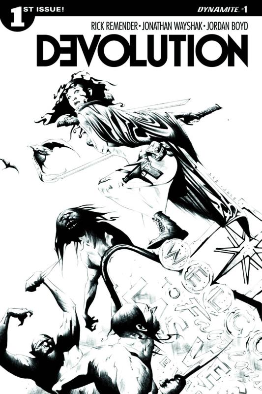 DEVOLUTION #1 (OF 5) CVR B 1:10 LEE B&W VARIANT (MR)