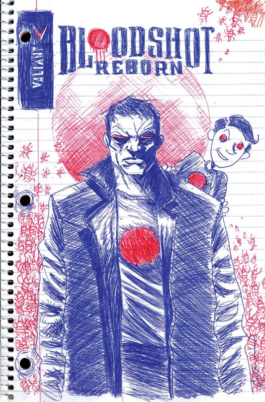 BLOODSHOT REBORN #10 CVR H 1:100 LINEWIDE LEMIRE VARIANT