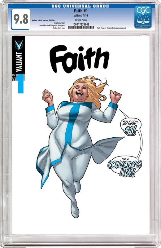 FAITH #1 (OF 4) CVR C CGC REPLICA HENRY