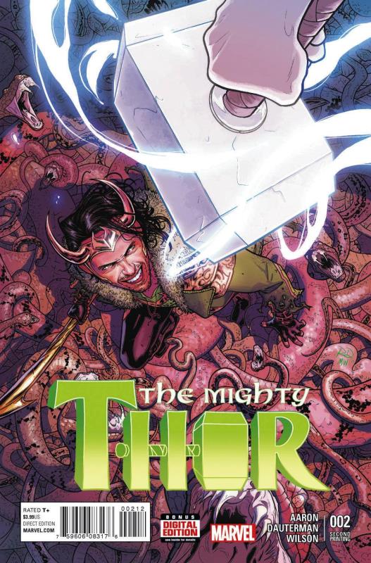 MIGHTY THOR #2 DAUTERMAN 2ND PTG VARIANT