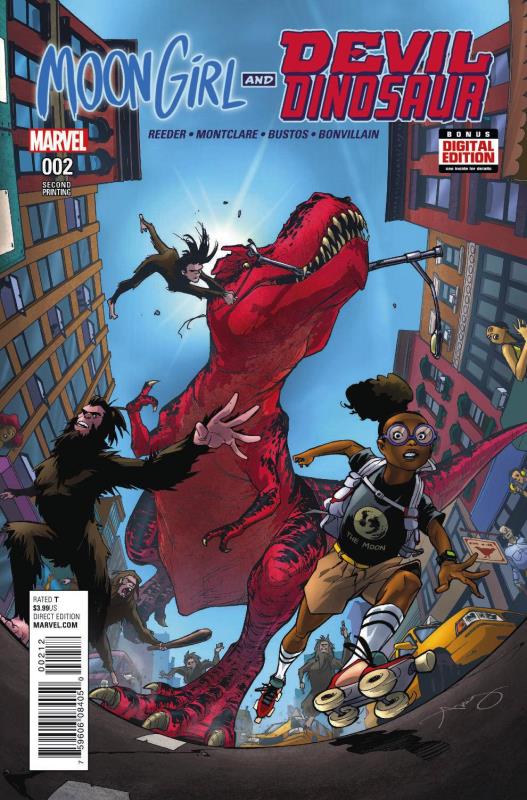 MOON GIRL AND DEVIL DINOSAUR #2 REEDER 2ND PTG VARIANT