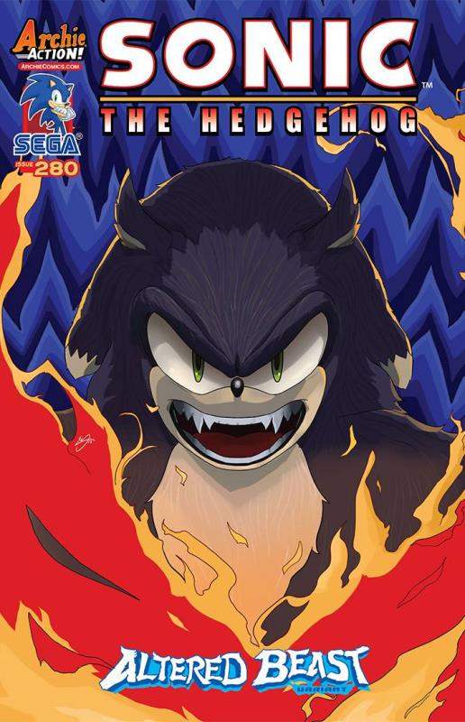 SONIC THE HEDGEHOG #280 VARIANT CVR B ERIK LY