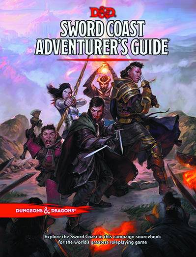 DUNGEONS & DRAGONS NEXT SWORD COAST ADV GUIDE HARDCOVER