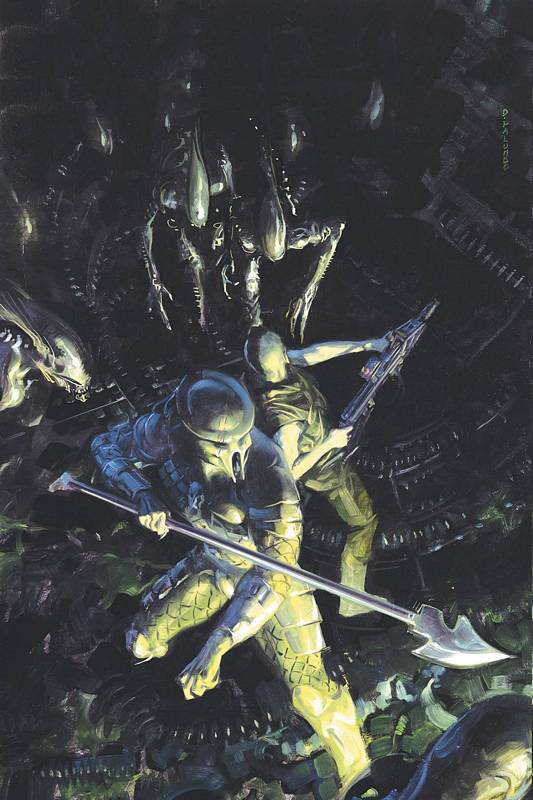 ALIENS VS PREDATOR LIFE AND DEATH #1 MAIN PALUMBO CVR