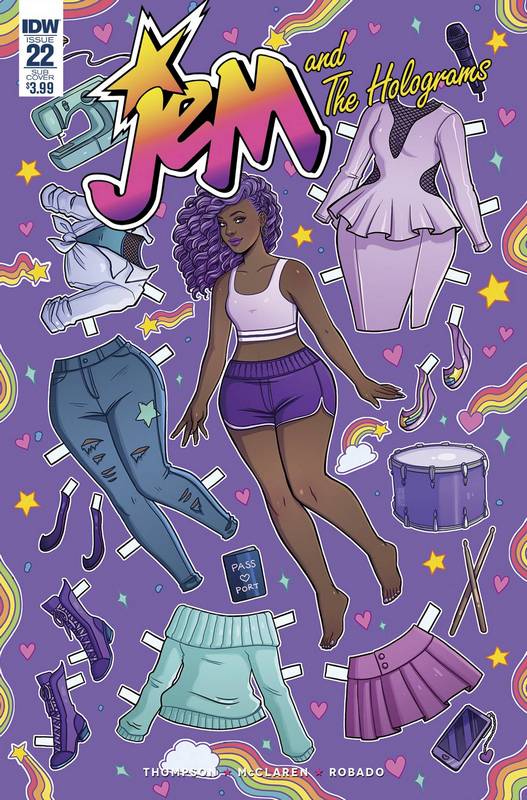 JEM & THE HOLOGRAMS #22 SUBSCRIPTION VARIANT