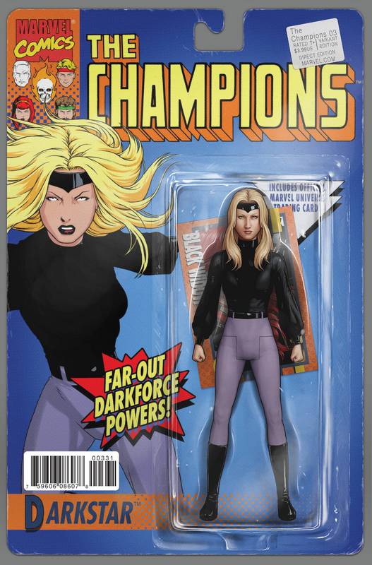 CHAMPIONS #3 CHRISTOPHER CLASSIC ACTION FIGURE VARIANT