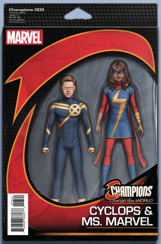 CHAMPIONS #3 CHRISTOPHER NOW ACTION FIGURE VARIANT