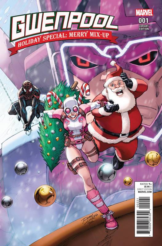 GWENPOOL HOLIDAY SPECIAL MERRY MIX UP LIM VARIANT